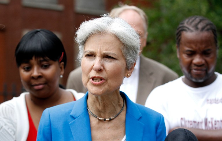 Jill Stein also aims to raise $500,000 for filing fees in Pennsylvania and $600,000 for filing fees in Michigan. (AP Photo/Tae-Gyun Kim, File)