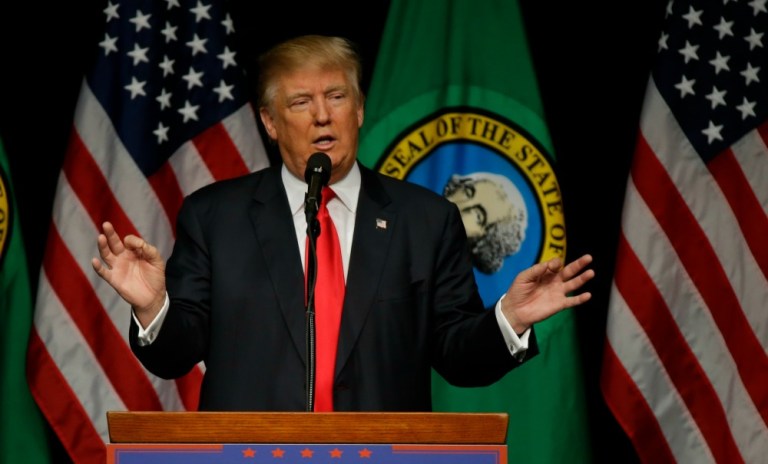 The push comes as presumptive Republican nominee Donald Trump dismisses public calls to release his tax returns. (AP Photo)