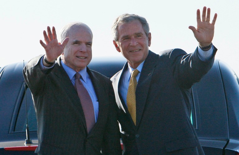 Former President George W. Bush reportedly will help Arizona Sen. John McCain in his re-election efforts. (AP Photo/Charles Dharapak)