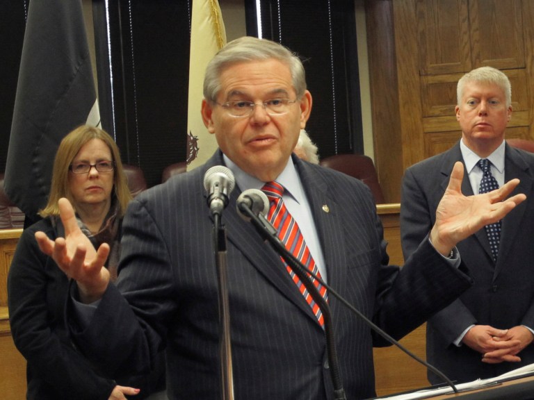 Opponents of the bill, sponsored by Sen. Bob Menendez, D-N.J., argued that delaying the rate increases would continue to incentivize people moving into flood-prone areas, which will become more widespread as rising sea levels and warmer waters propelled by climate change threaten to intensify storms. (AP Photo)