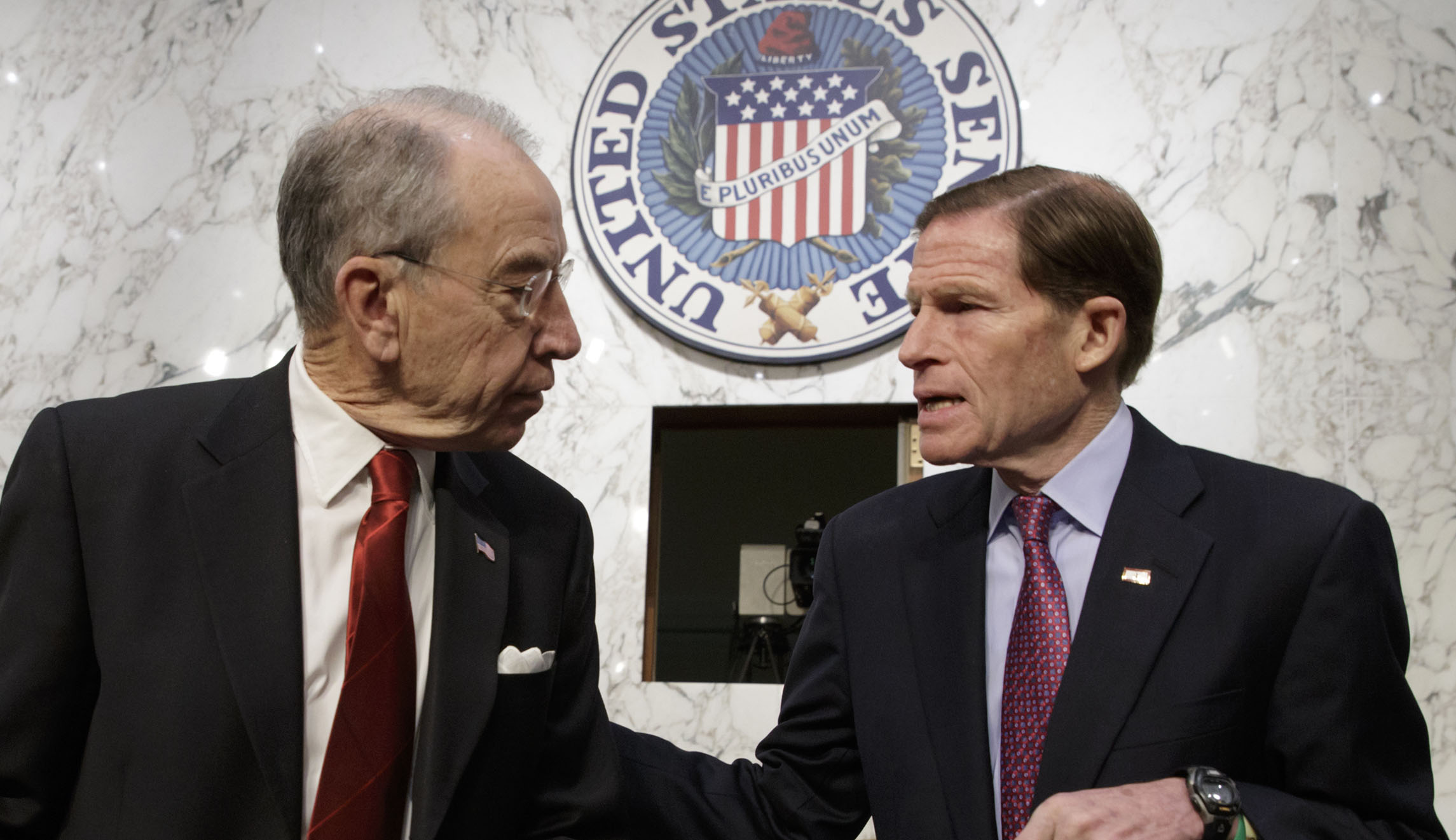 Chuck Grassley and Richard Blumenthal want answers on White House security clearances
