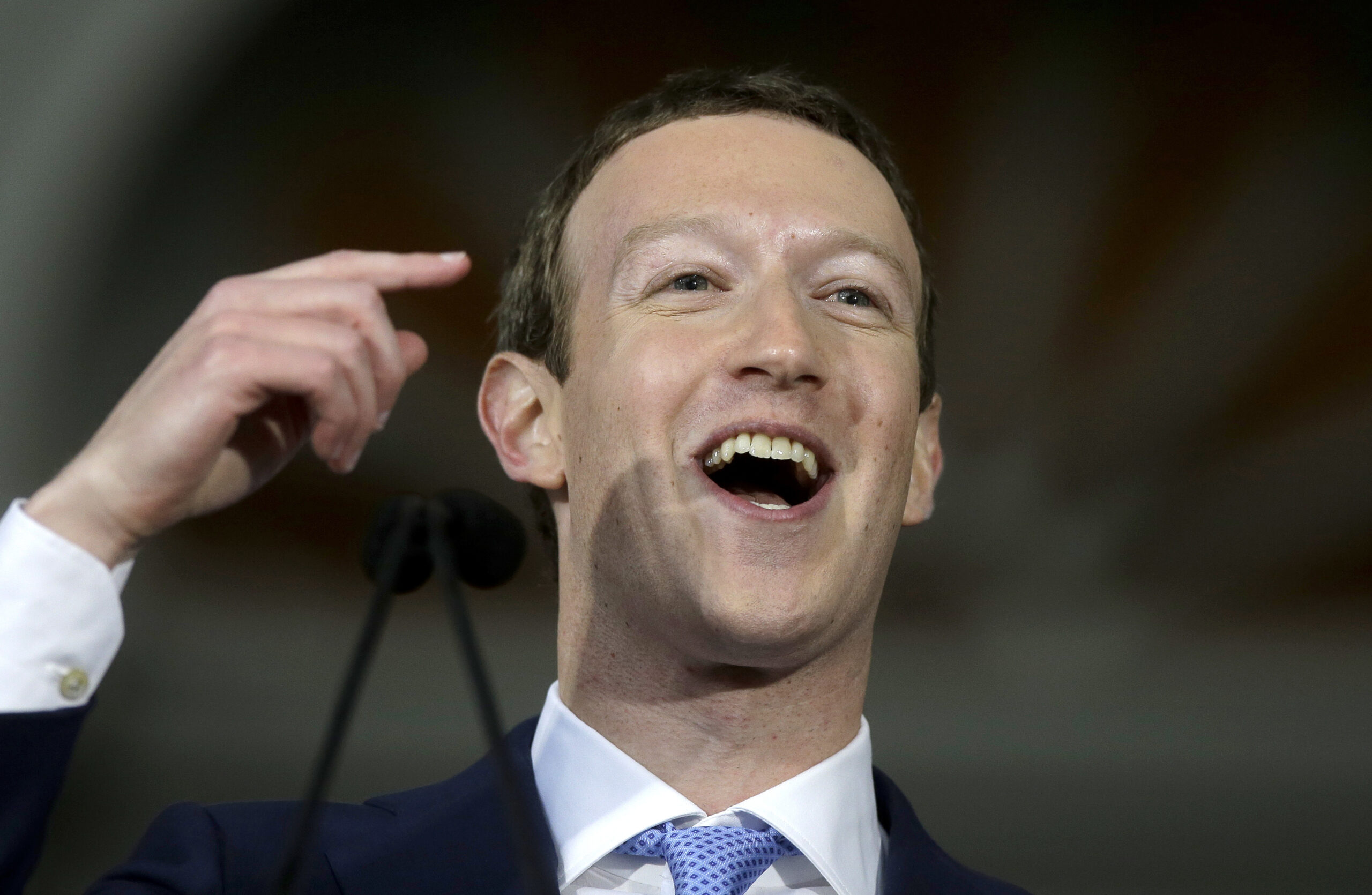 Mark Zuckerberg in a dead heat with Trump in 2020 election poll