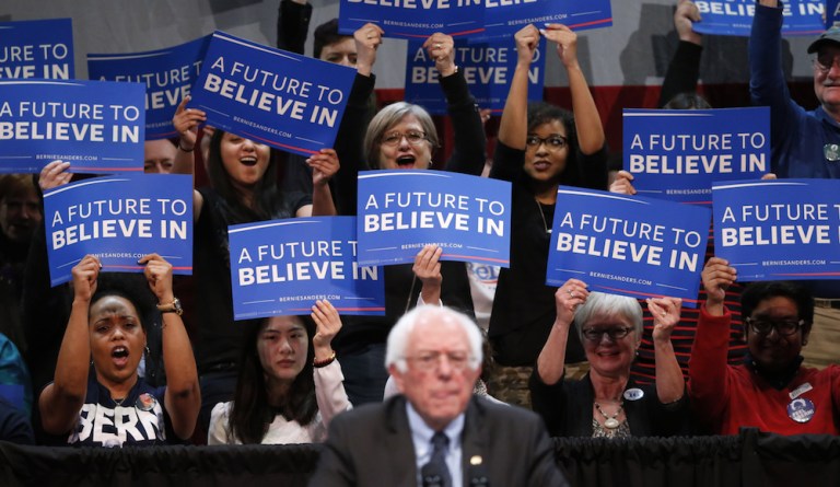 Despite receiving both Democratic candidates' forms on time, the party only turned in Hillary Clinton's. (AP Photo/Charles Rex Arbogast)
