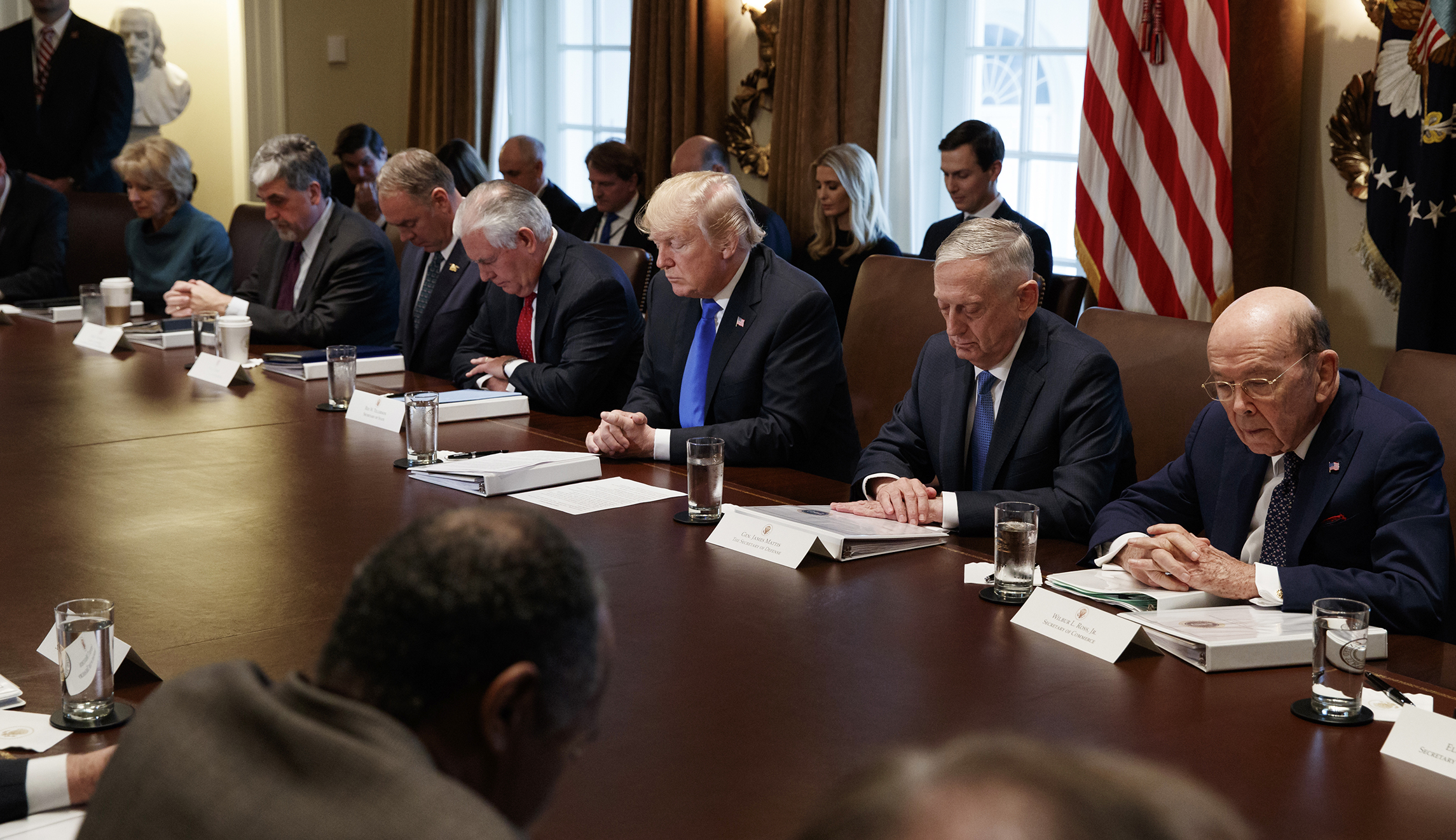 Ben Carson leads Cabinet in prayer to celebrate tax bill: Watch