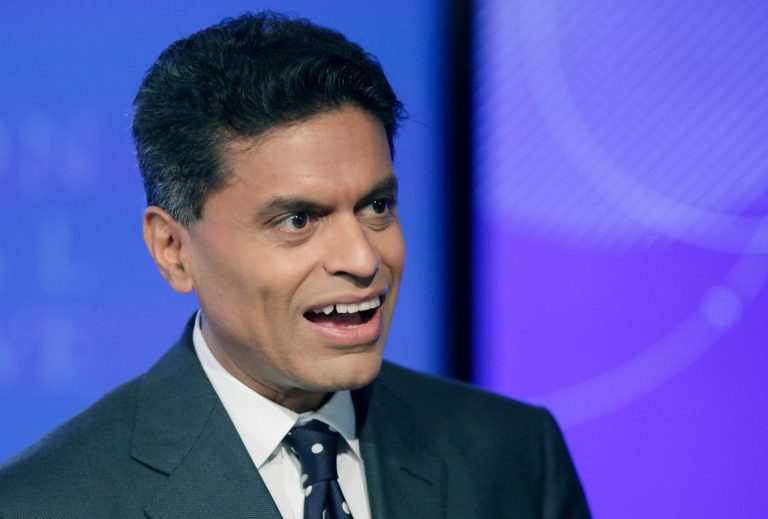 Fareed Zakaria, a journalist with CNN, attends the Clinton Global Initiative, Monday, Sept. 24, 2012 in New York. (AP Photo/Mark Lennihan).