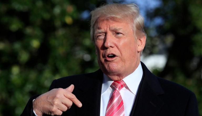 He pointed out the young female on his veranda at dinner and made the inappropriate comment. (AP Photo/Manuel Balce Ceneta)
