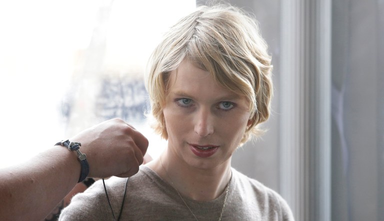 Manning was convicted by court-martial in 2013 for violating the Espionage Act after she shared almost 750,000 classified or sensitive military and diplomatic documents with WikiLeaks. (AP Photo/Steven Senne)