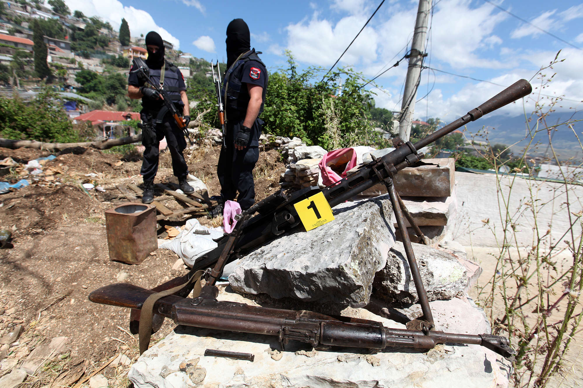 Drug, gun haul grows from lawless Albanian village