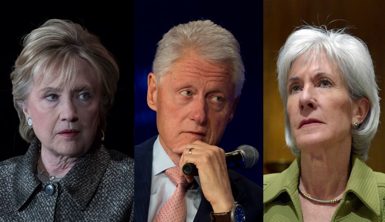 Sebelius added that criticism of Hillary Clinton for her role in discrediting the women alleging sexual misconduct was 