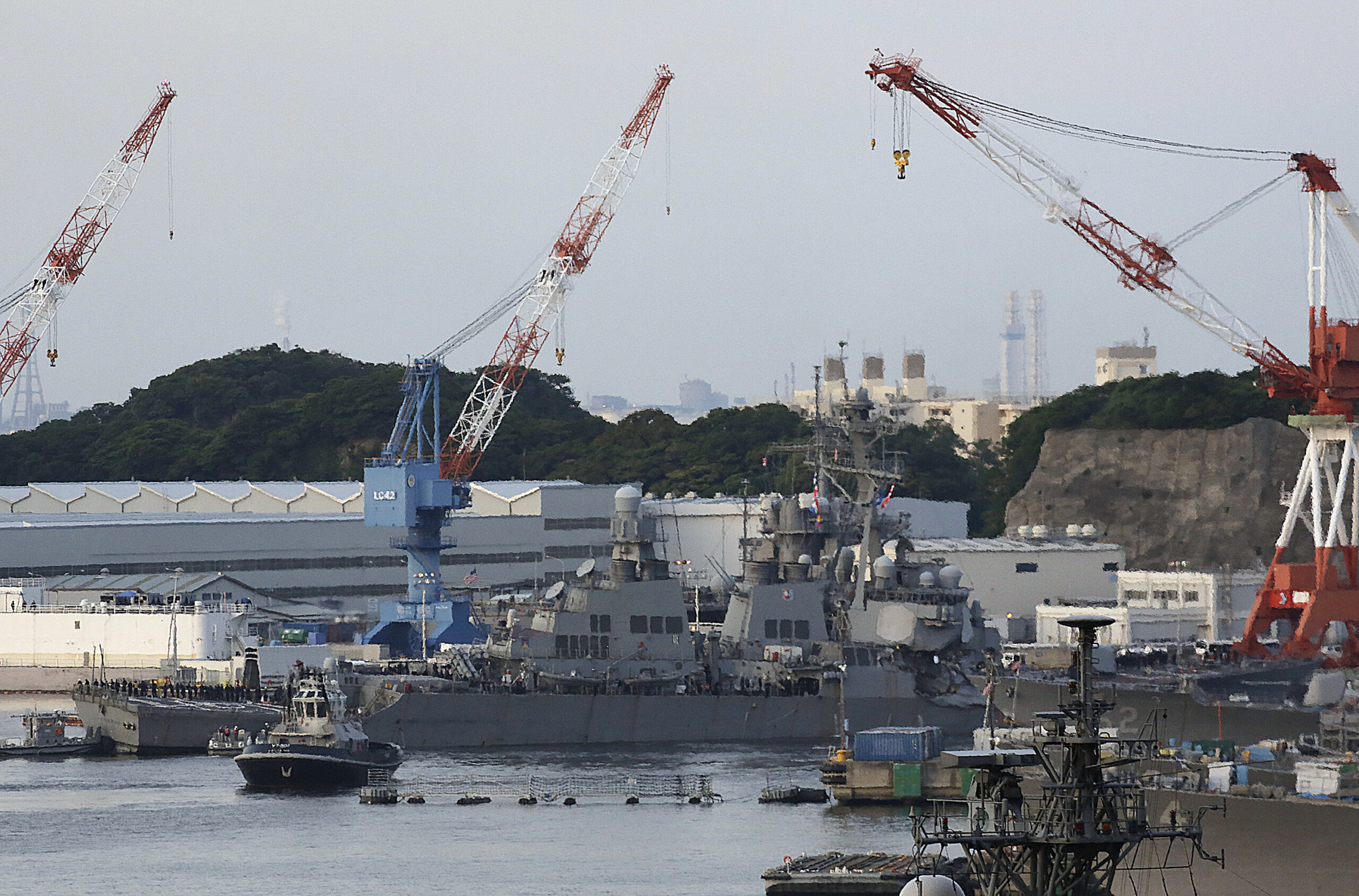 Trump tweets ‘thoughts and prayers’ to sailors after Navy destroyer collision