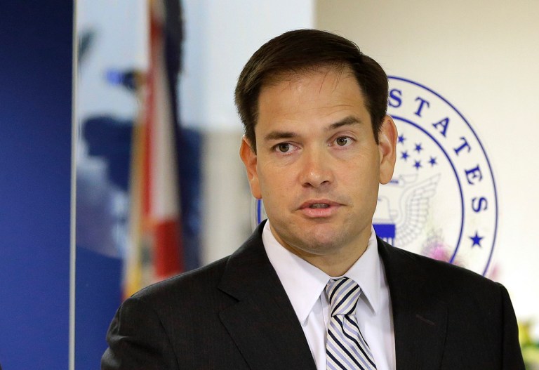 Nearly half of Florida voters want Sen. Marco Rubio to run for re-election in the Senate. (AP Photo/Alan Diaz)