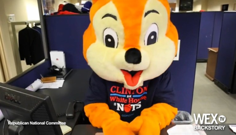 VIDEO — WEX BackStory: Mascots on the campaign trail