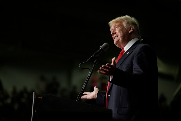 President-elect Trump could be hounded by accusations he used his position of power and his charity to enrich himself. (AP Photo/Matt Slocum)