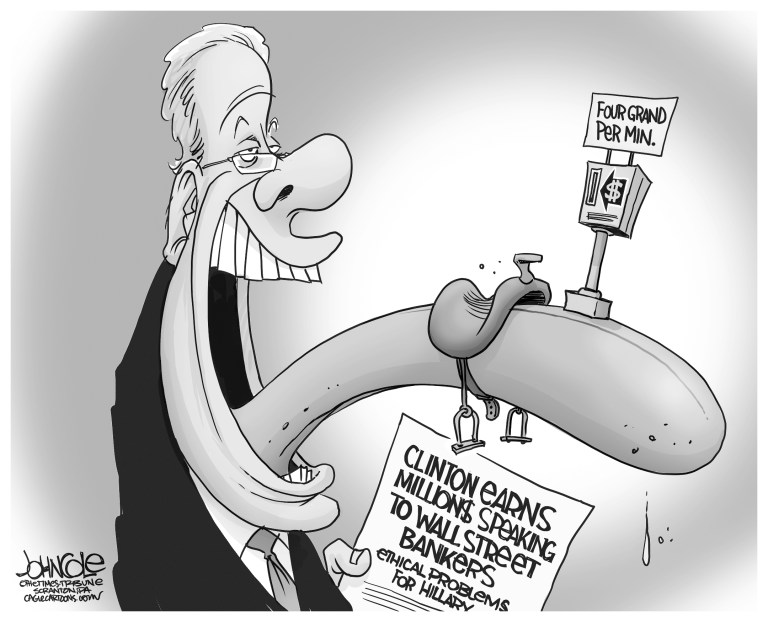 Editorial cartoon: Pay as you go