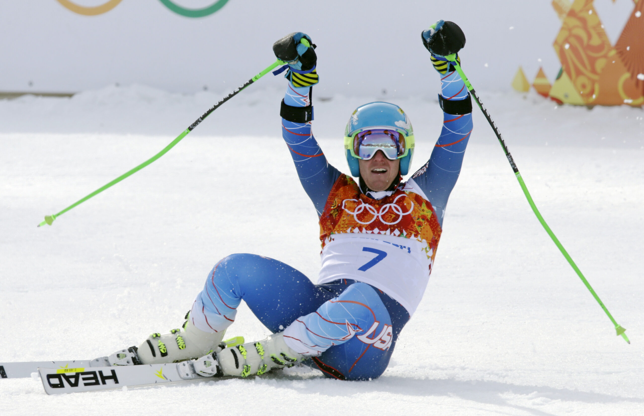Ligety dominates for gold in Olympic giant slalom