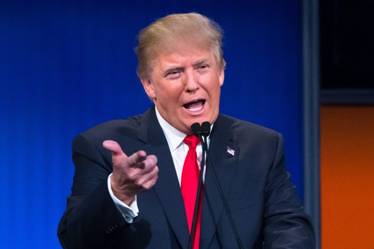 Republican presidential candidate Donald Trump says he's the leading candidate on women's issues. (AP Photo)