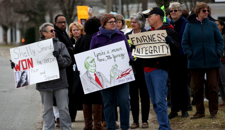 After a tie, the Virginia Board of Elections will convene on Thursday to select either Democrat Shelly Simonds or Republican incumbent David Yancey, to represent the state's 94th District in the House of Delegates. (Steve Earley/The Virginian-Pilot via AP)