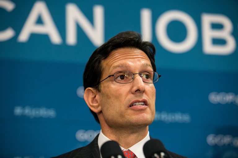 House Majority Leader Eric Cantor, R-Va., led the House vote to oppose a carbon tax. (Drew Angerer/Getty Images)