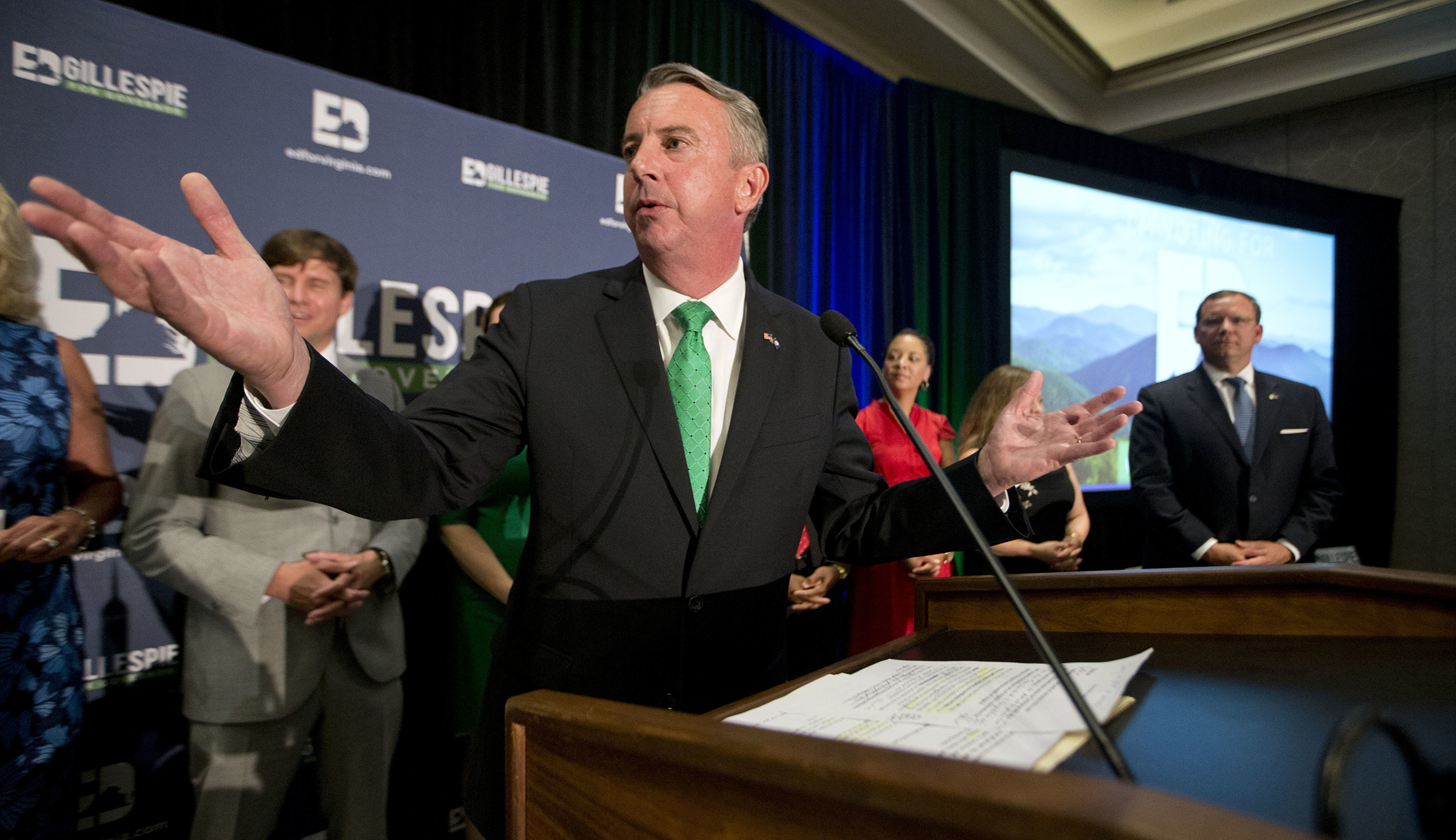 Reporter tackled to the ground and arrested while covering Ed Gillespie campaign event: WATCH