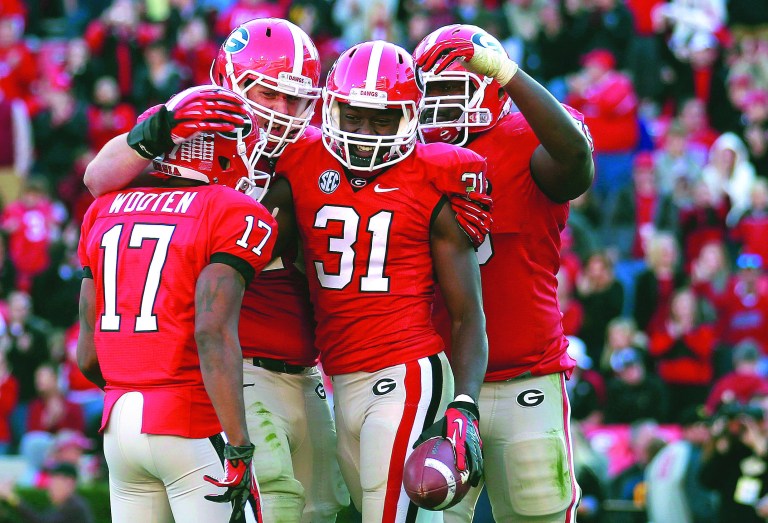 John Bazemore/AP
Georgia is 10-1 this season, but the Bulldogs have only one win over a ranked team.