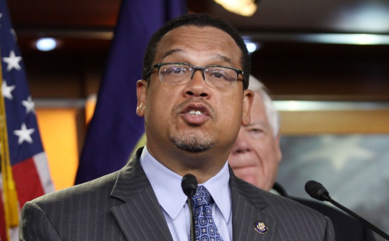 A group of lawmakers, including Minnesota's Keith Ellison, sent a letter Thursday urging Obama to rescind a program launched in response to the Sept. 11, 2001 terrorist attacks that included a registration component for men from primarily Arab and Muslim countries. (AP Photo/Lauren Victoria Burke)
