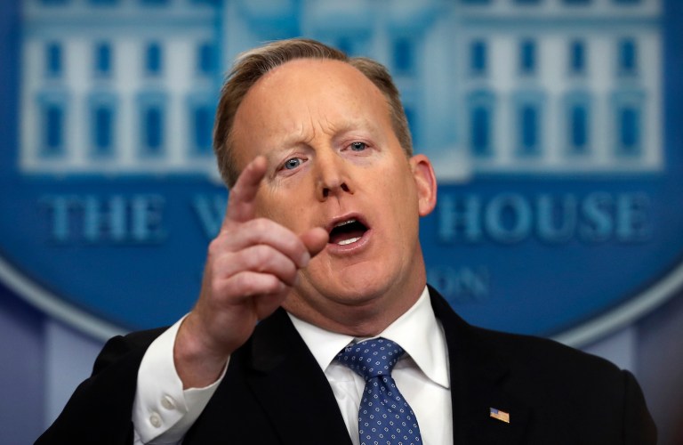 Sean Spicer has shifted the media landscape in his first three weeks as White House press secretary. (AP Photo/Carolyn Kaster)