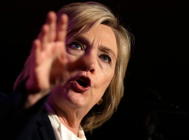 Clinton denied reports of the expansion of the FBI probe Monday, calling the Fox News article 