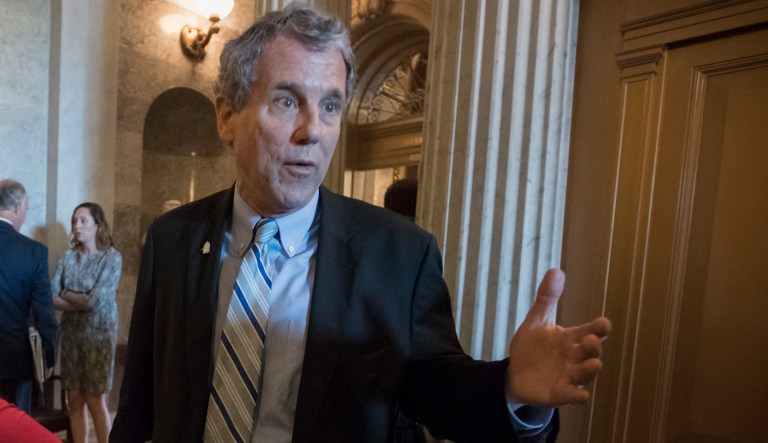 Sen. Sherrod Brown is one of a handful of Democratic senators who will be running for re-election in 2018 in states that were won by President Trump. (AP Photo/J. Scott Applewhite)