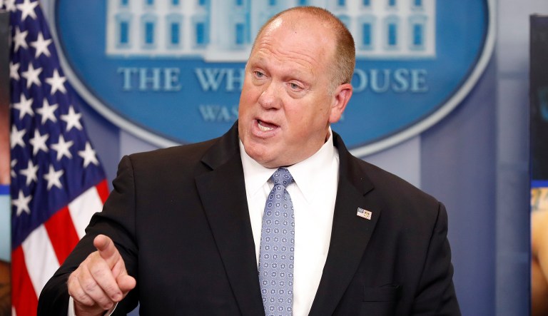 Tom Homan said that in the last fiscal year, 89 percent of illegal immigrants deported had a criminal history, and 88 percent of those deported in the last raid in Los Angeles were criminal aliens as well. (AP Photo/Alex Brandon)