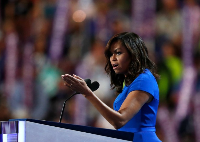 Michelle Obama's speech made two strong points about Hillary Clinton that other speakers have echoed. (AP Photo)
