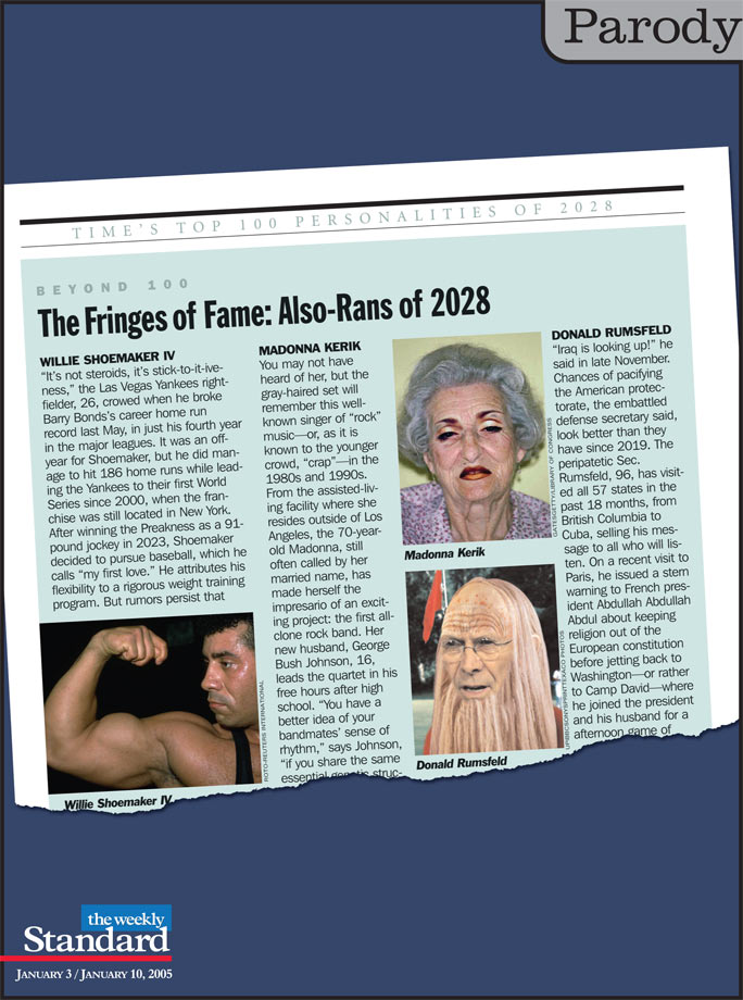 A few personalities of 2028.