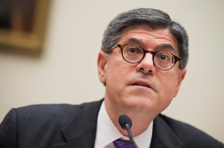 FILE - In this May 8, 2014 file photo, U.S. Treasury Secretary Jacob Lew, testifies before a House Financial Committee hearing on 