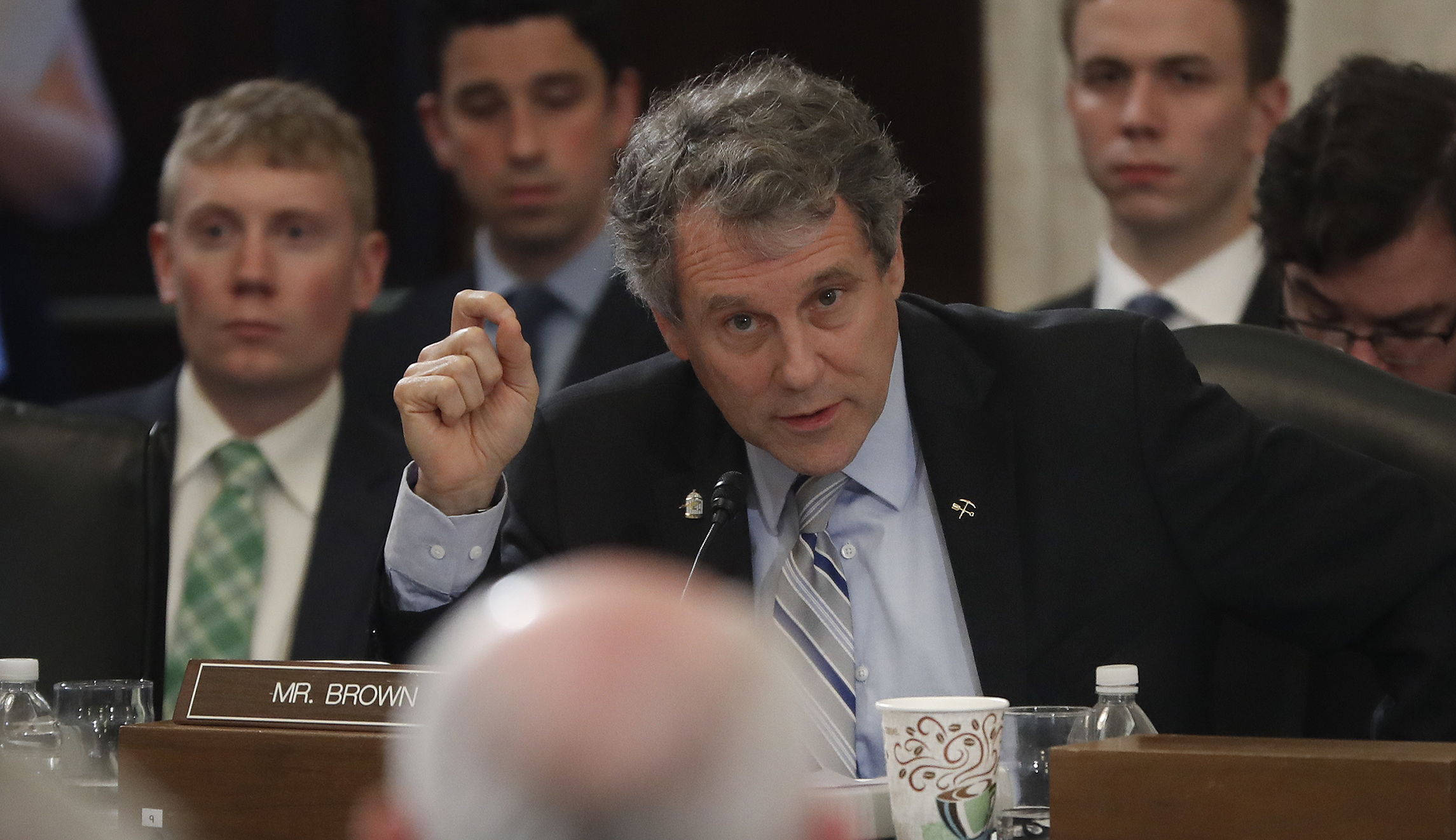 Sherrod Brown tells Mnuchin: ‘You can’t lead if we don’t believe you’