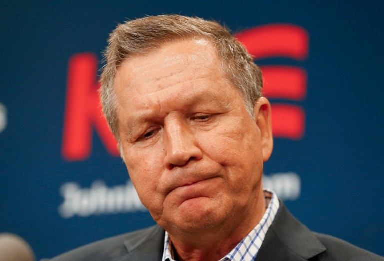 John Kasich said all the pundits have written him off, but he pointed to second place finishes in New Hampshire, Massachusetts and Vermont as proof the best from him is yet to come. (AP Photo)