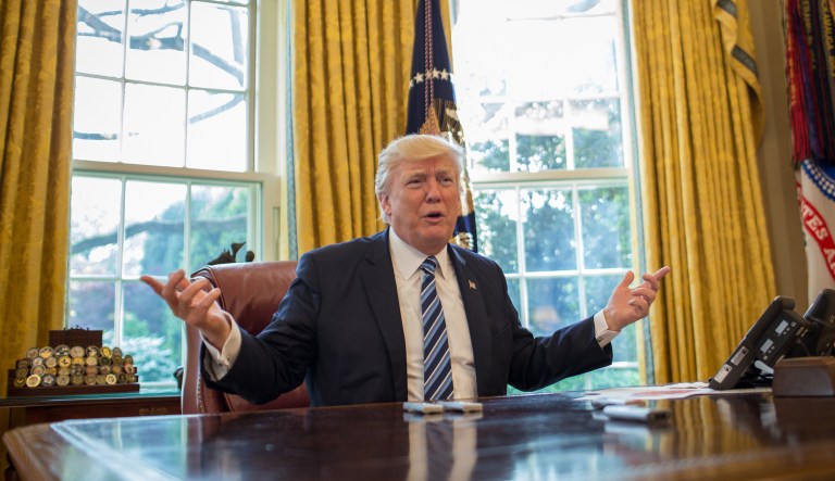 Never before has America dealt with a leader who has been as cocooned as was Donald Trump in money and privilege, or rather of privilege purchased by money. (Graeme Jennings/Washington Examiner)