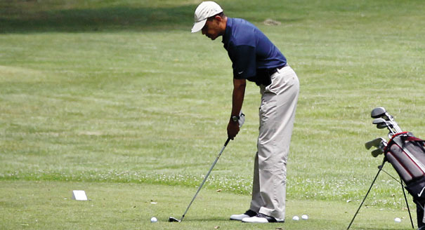 Republican amendment would block Obama from golfing as long as White House remains closed to visitors