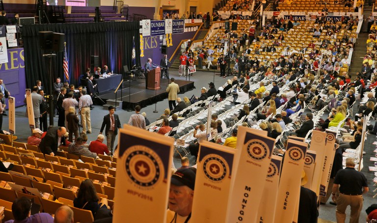 A court ruled that a Virginia law governing the binding of delegates at the GOP convention posed an 
