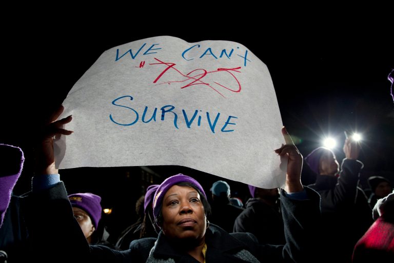 A House committee is holding a hearing on a bill to raise New Hampshire's minimum wage above the federal rate of $7.25 an hour. (AP/Jose Luis Magana)