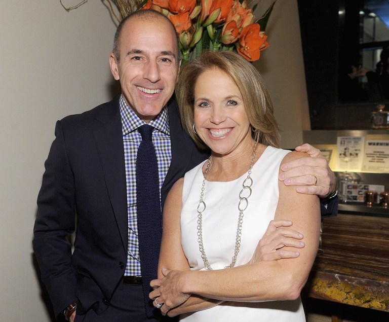 Both Matt Lauer and Katie Couric have been mentioned as possible replacements for Williams. (Getty)