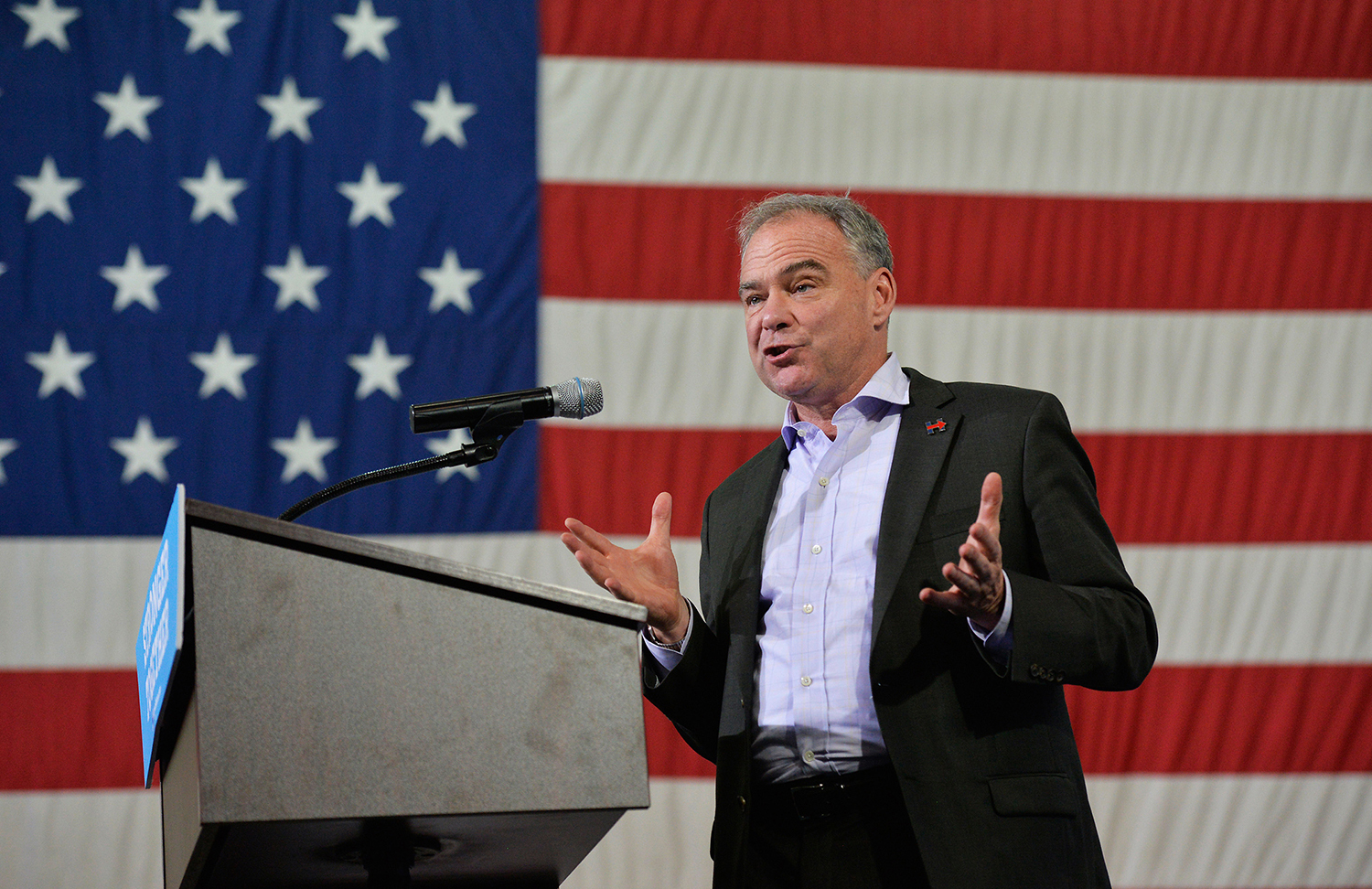 Tim Kaine: ‘Hillary isn’t hiding’