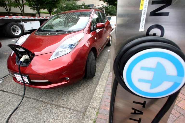 A class action lawsuit against Nissan over its claims regarding the Nissan Leaf, an electric vehicle, resulted in a settlement -- but not all class members are satisfied with the terms. (AP Photo/Rick Bowmer,File)
