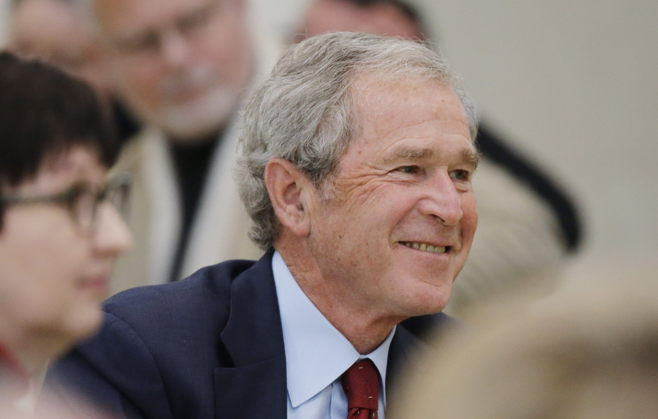 George W. Bush jokes there will be ‘no new tuxes’ for him