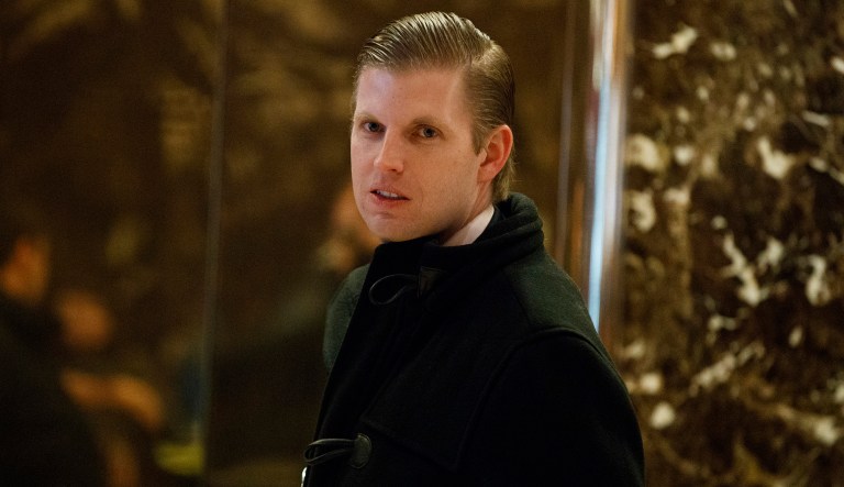 Eric Trump said his father allows him to use Trump-owned locations like golf courses for free for fundraisers, so 100 percent of the profits can go to charities like St. Jude Children's Research Hospital. (AP Photo/Evan Vucci, File)