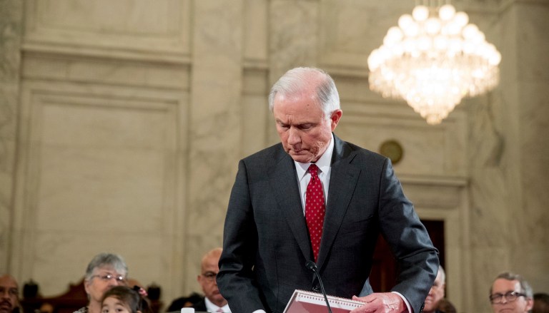 Democrats sent a letter on Thursday asking FBI Director James Comey to investigate Sessions. (AP Photo/Andrew Harnik)