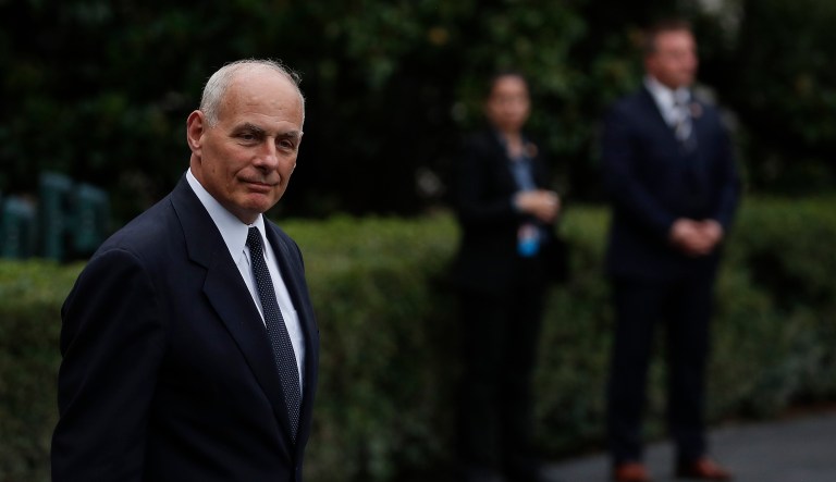 White House chief of staff John Kelly rebuked Rep. Luis Gutierrez, D-Ill., for saying he was a 