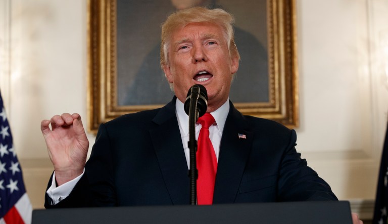 Journalists at CNBC, CNN, Politico, and the New York Times were critical of the president's remarks on Monday. (AP Photo/Evan Vucci)