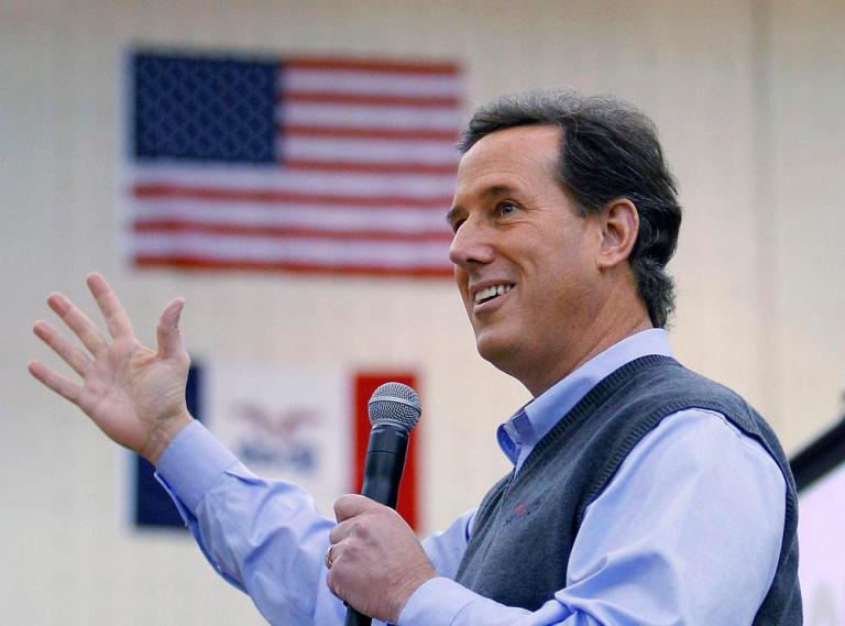 Iowa: Santorum, Romney leading in tight vote