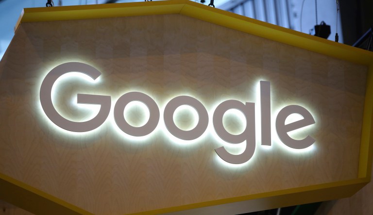 The Google logo is seen at the Vivatech, a gadgets show in Paris, France, Friday, June 16, 2017. (AP Photo/Thibault Camus)
