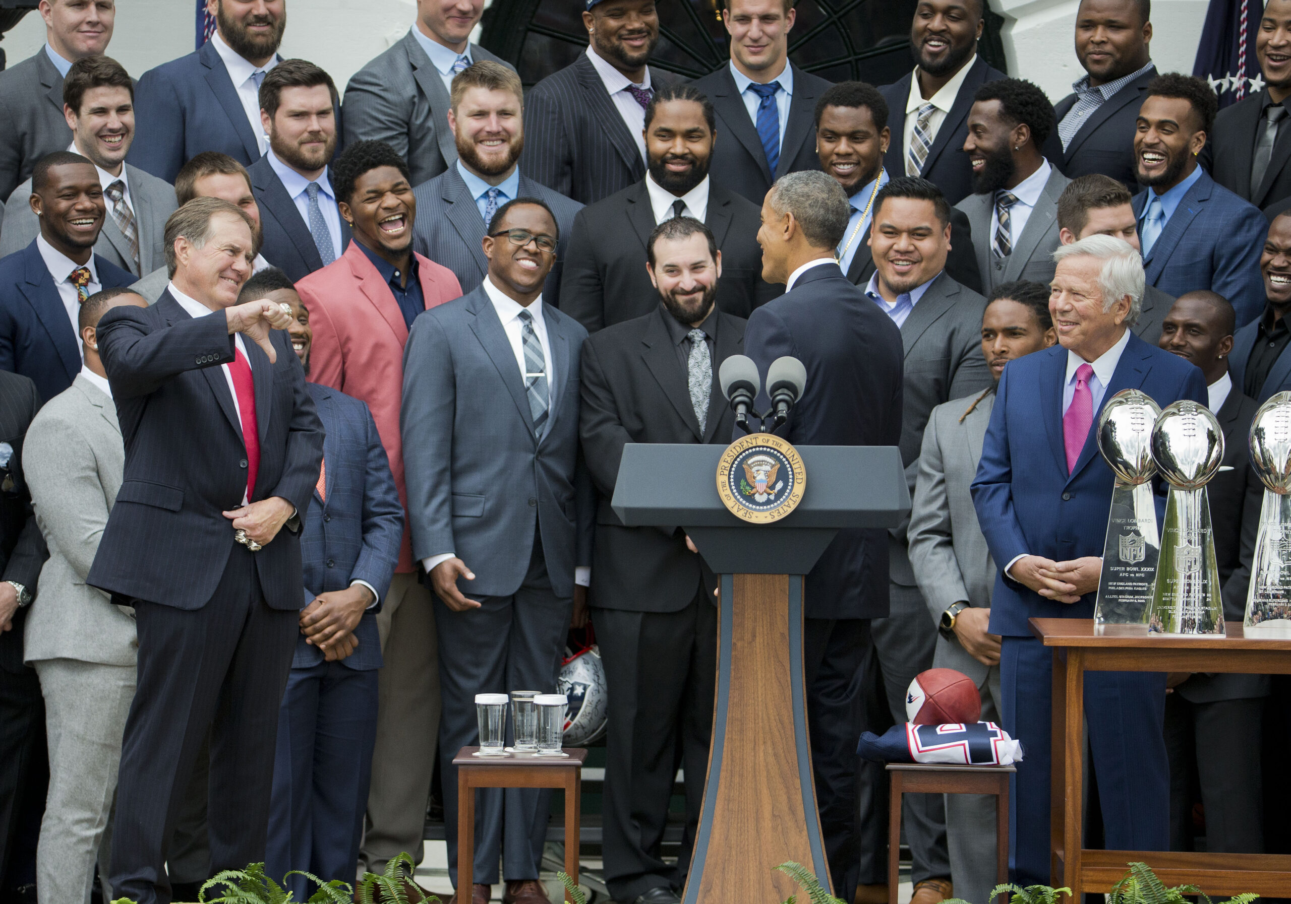 Obama pokes fun at Patriots over ‘Deflategate’