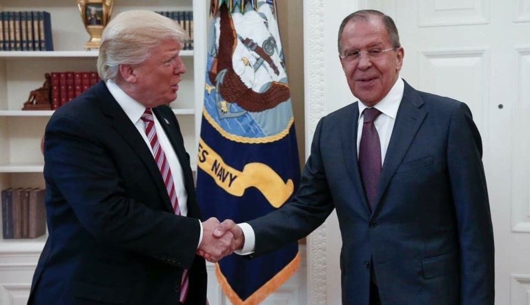President Trump met with Russian Foreign Minister Sergey Lavrov in the Oval Office on Wednesday. The Washington Post is reporting that Trump revealed highly classified information about Islamic State militants to Russian officials during the meeting.